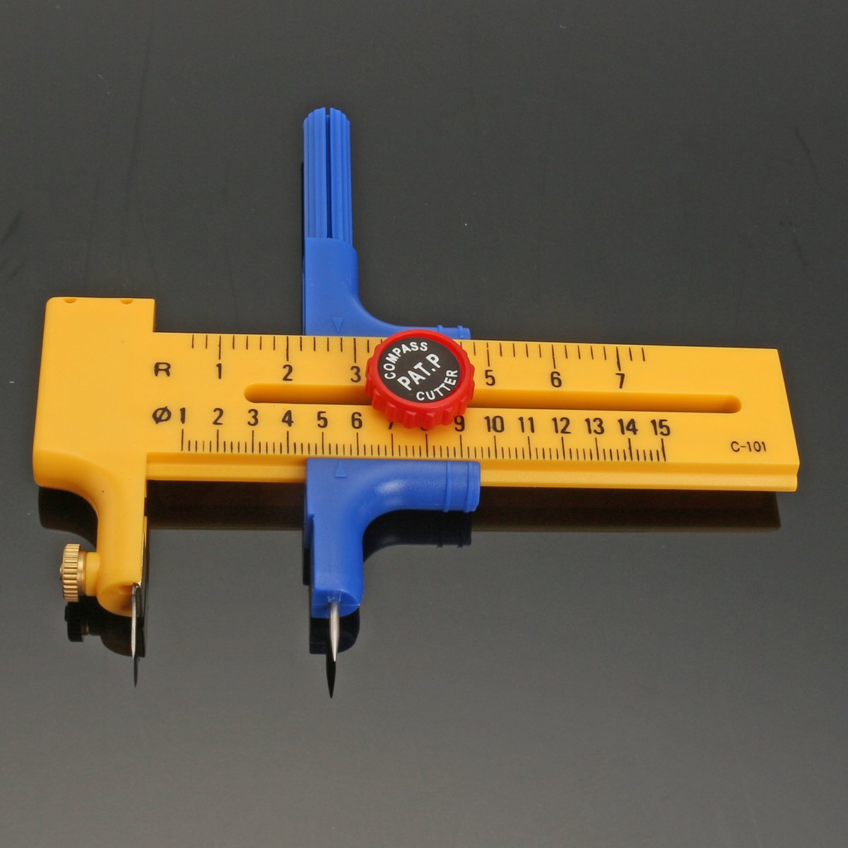 CraftsCapitol™ Premium Easy Quilting Sewing Compass Cutter